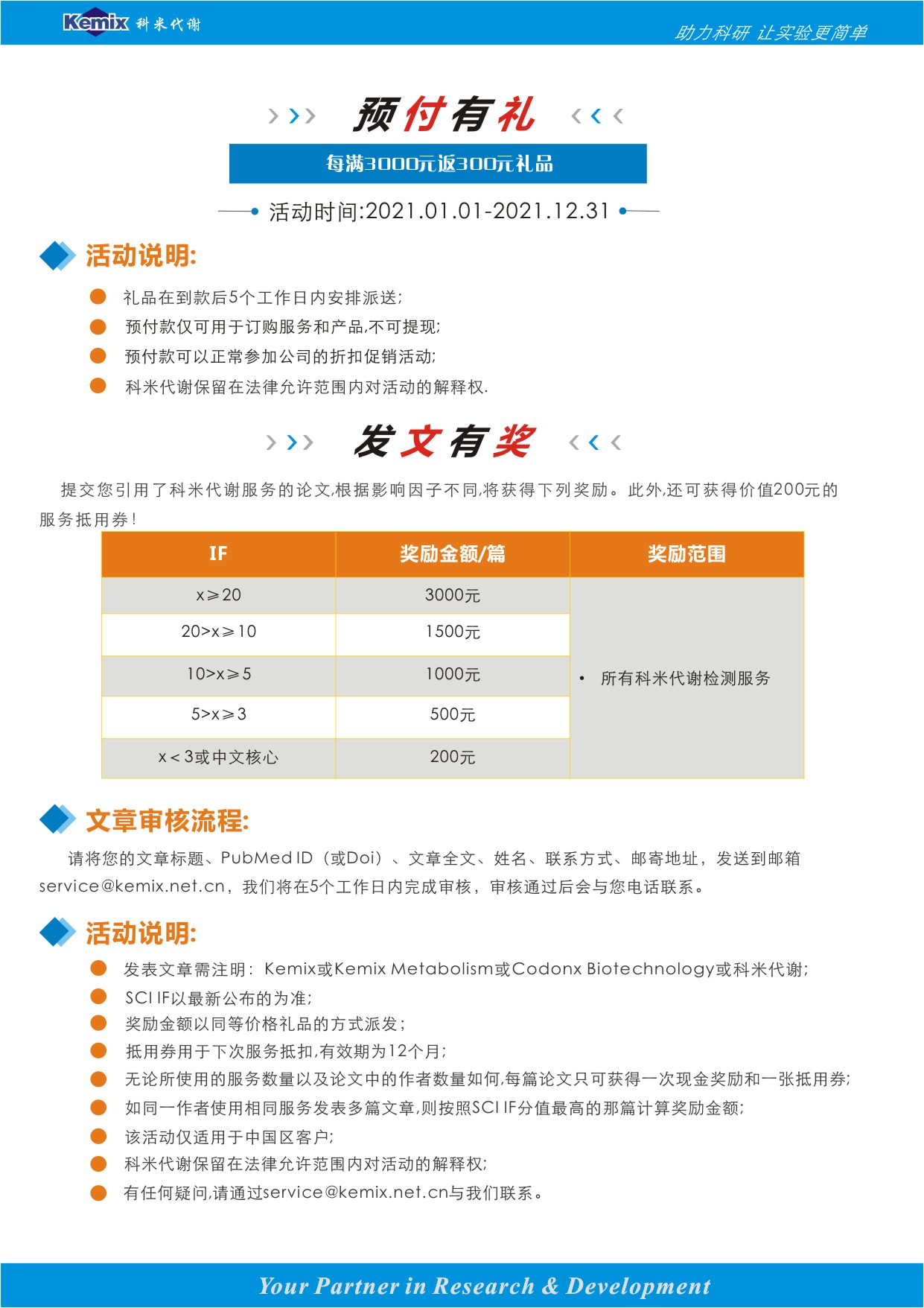 預(yù)付有禮，發(fā)文有獎